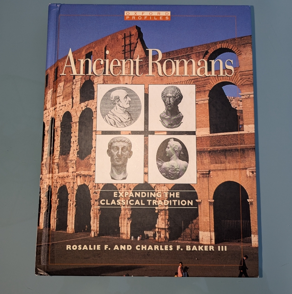Ancient Romans Hardcover Coffee Table Book, History Book - 267 Pages, Like New
